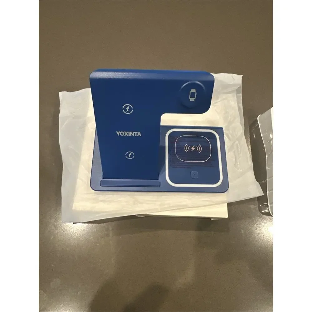Yoxinta 3-In-1 Wireless I Phone Fast Charger Foldable New in Box
